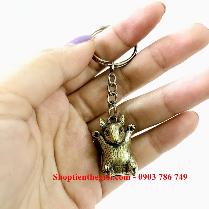 Móc Khóa Tượng Đồng Con Chuột - SP005215 